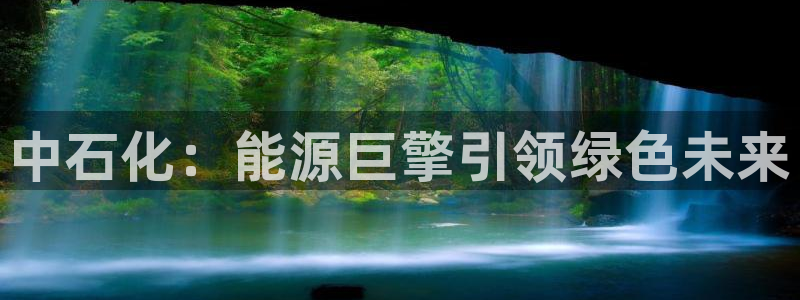 球盟会电子好黑：中石化：能源巨擎引领绿色未来