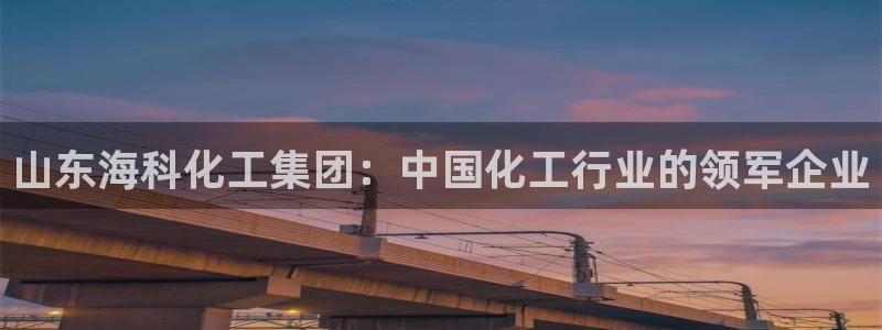 球盟会官方登录平台：山东海科化工集团：中国化工行业的领军企业