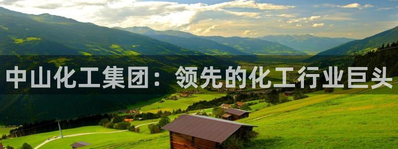 球盟会最新地址备用：中山化工集团：领先的化工行业巨头