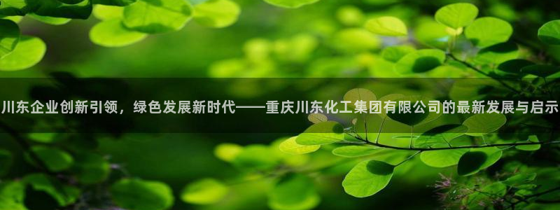 球盟会App：川东企业创新引领，绿色发展新时代——重庆川东化