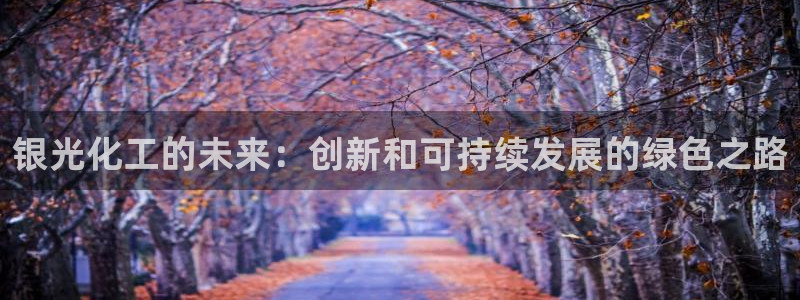 球盟会qm：银光化工的未来：创新和可持续发展的绿色之路