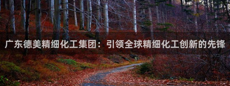 球盟会能退钱吗知乎：广东德美精细化工集团：引领全球精细化工创
