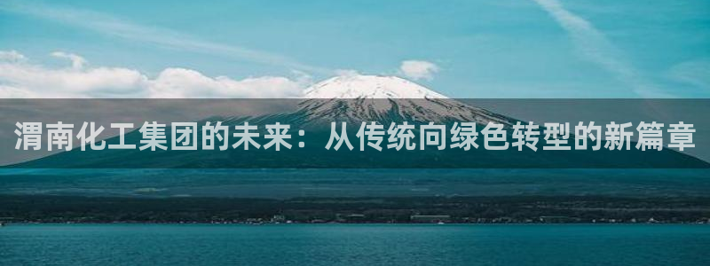 球盟会入口：渭南化工集团的未来：从传统向绿色转型的新篇章