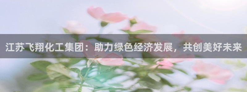 球盟会官网登录入口：江苏飞翔化工集团：助力绿色经济发展，共创